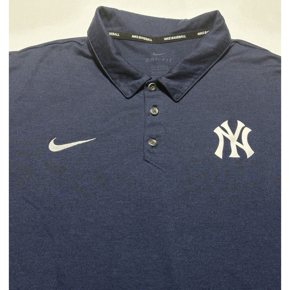 New York Yankees Nike Polo Shirt Mens Size XL Baseball MLB 35714X-YN-5 Casual